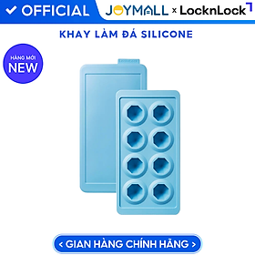 Khay Làm Đá LocknLock SLX16 Silicone Ice Tray, Hàng Chính Hãng, Làm Thạch Rau Câu Và Kem - JoyMall