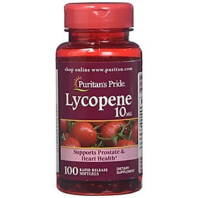 Puritans Pride Lycopene 10 Mg Softgels, 100 Count