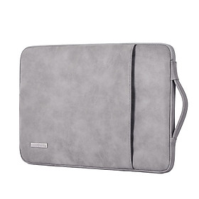 Túi chống sốc laptop bằng da có quai xách tiện lợi GB-CS15 Lớp lót lông mềm mại, chống xước cho laptop Chất da đẹp, xịn