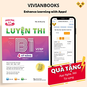 Download sách Sách Luyện thi B1 Vstep 4 kỹ năng - Ôn thi chứng chỉ tiếng Anh B1 bậc 3 (bằng B1 tiếng Anh) theo Khung NLNN Việt Nam