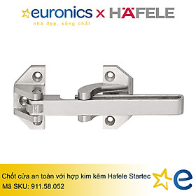 Mua CHỐT CỬA AN TOÀN CHO CỬA BẢN LỀ VỚI HỢP KIM KẼM HAFELE STARTEC/911.58.052 - HÀNG CHÍNH HÃNG