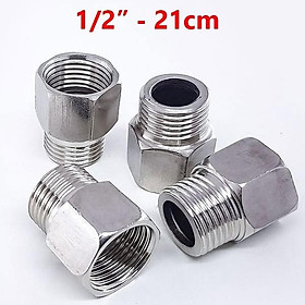 Mua Nối 2 Đầu Ren Trong 21 Răng Ngoài 21 - Inox không gỉ.