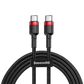Mua Cáp sạc nhanh Type-C PD2.0 60W cho MacBook  iPad Pro  Samsung  HTC  Xiaomi Baseus Cafule (1m) - Hàng chính hãng