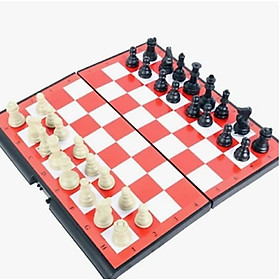 Bộ đồ chơi bàn cờ vua giải trí loại lớn 28 CM ( TẶNG MÓC KHÓA GỖ)