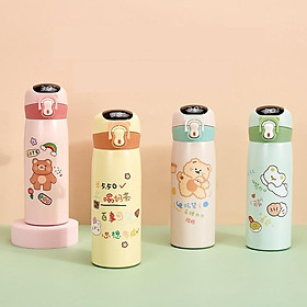 Mua Bình giữ nhiệt hiển thị nhiệt độ 500ml Hilogi inox 316  có ống hút  nắp bật đậy kín và dây treo  giữ nhiệt hơn 15 giờ