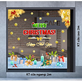 Decal trang trí NOEL 2024 combo số 10