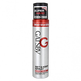 Gôm Xịt Tạo Kiểu Tóc Gatsby Set & Keep Spray Super Hard A - 100908622