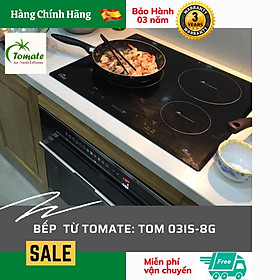 Bếp từ TOM 03IS-8G. Tomate Tây Ban Nha. Hàng Chính Hãng