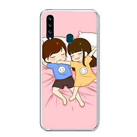 Ốp lưng dẻo cho điện thoại Samsung Galaxy A20S - 0376 COUPLE08 - Hàng Chính Hãng