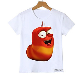 ÁO THUN Hoạt Hình LAVARA SÂU TINH NGHỊCH UNISEX PHÔNG NAM NỮ GIA ĐÌNH CẶP ĐÔI CÓ SIZE TRẺ EM CHO BÉ TRAI GÁI 3158 Stor