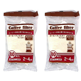 Mua Combo 2 set 80 túi giấy lọc trà  cà phê nội địa Nhật Bản