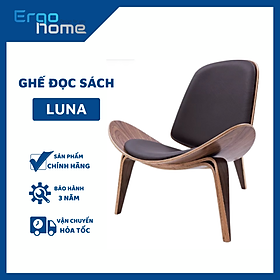 Ghế thư giãn Luna Chair Ergohome ghế mặt trăng Scandinavian sang trọng, ghế nội thất trang trí phòng làm việc