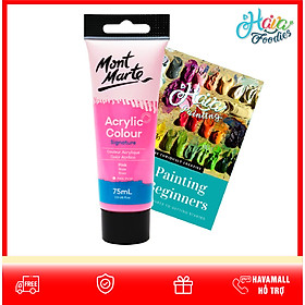 Màu Mont Marte Acrylic Colour Tuýp 75ml Đủ Màu - Hồng Sen - 310