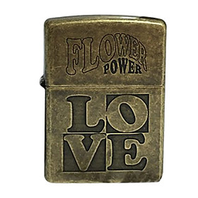 Bật Lửa Zippo 201fb Flower Power Love 2