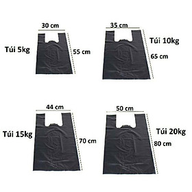 Mua 1kg túi bóng đen siêu mỏng  siêu dai dùng để đóng hàng  đựng rác