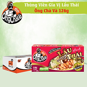 Thùng Viên Gia Vị Lẩu Thái 126g Ông Chà Và 80 Hộp Thùng Siêu Tiết Kiệm Cho Quán Ăn Và Nhà Hàng