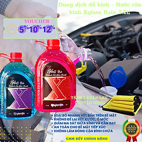Nước rửa kính - Dung dịch đổ kính Ô tô Xglass Rain loại 3,2 lít - Ekokemika