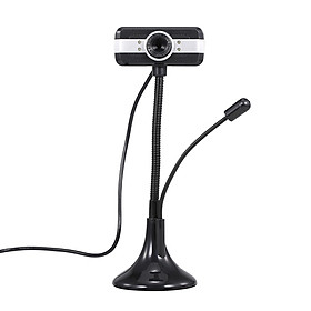 640*480P PC Webcam Full HD Web Cam USB Portable Laptop Desktop High-Definition Webcam 30fps Camera with Built-in