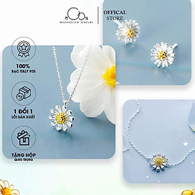 Bộ trang sức bạc hoa cúc họa mi