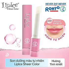 Son dưỡng môi hiệu chỉnh ửng hồng tự nhiên Lipice Sheer Color Hương Tinh Khiết (Natural) 2.4g