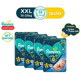 Combo 4 Tã Quần Pampers Ngủ Ngon - Bao Bì Ngẫu Nhiên