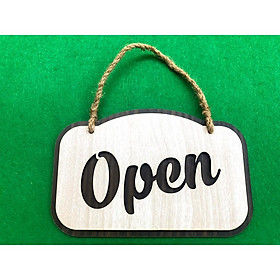 Mua Bảng Open gỗ treo tường