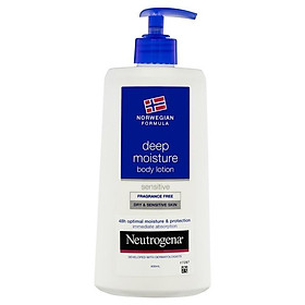 Neutrogena Norwegian Formula Deep Moisture Body Lotion Sensitive 400ml
