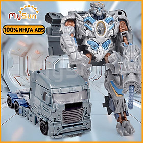 Đồ chơi mô hình xe ô tô biến hình robot người máy Transformer Optimus Prime, Bumblebee MySun