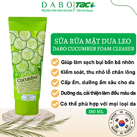 Sữa rửa mặt dưa leo trắng da mềm mịn dabo cucumber srmdb-dl