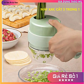 Mua Máy thái lát rau củ kiêm xay hành tỏi thực phẩm 3 trong 1