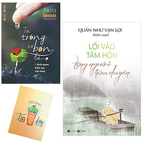 Combo Lối Vào Tâm Hồn - Tặng Người Hữu Duyên và Tôi Trồng Cỏ Bốn Lá - 9 Thói Quen Kiến Tạo Vận May( Tặng Kèm Sổ Tay Xương Rồng)