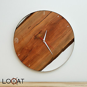 Đồng Hồ Treo Tường Chế Tác Gỗ Mộc Độc Đáo Phong cách Cổ Điển Sang Trọng DH12050121