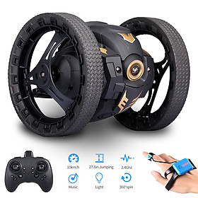Xe Đồ Chơi Điều Khiển Từ Xa Có Đèn Led Và Nhạc Xoay 360 Độ