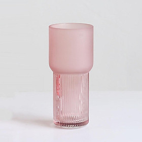 Art Glass Vase Table Plant Container Holder Wedding Home Decor Pink