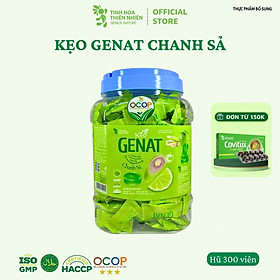 Kẹo ngậm Genat Chanh Sả (Hủ 300 viên)