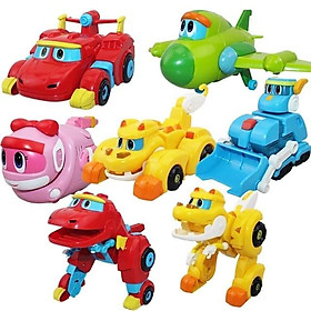 Bộ đồ chơi lắp ghép, xếp hình biệt đội siêu khủng long biến hình Dino Gogo (bao bì ngẫu nhiên)