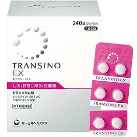 Viên uống ngừa nám, tàn nhang Transino Whitening 240 viên