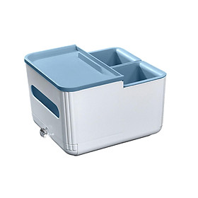 Multifunctional Car Armrest Storage Box Drawer Lockers Detachable Water Cup Holder
