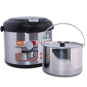 Nồi ủ nhiệt COMET CM7662 7.0L Inox 304, Đáy 3 lớp chống cháy, ủ nhiệt và giữ lạnh lên đến 8h - Bảo hành 12 Tháng Hàng chính hãng