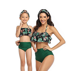 Phù Hợp Với Họ Đồ Tắm Mẹ Bơi Bikini Đồ Bơi Cho Mẹ Và Con Gái Đồ Bơi Nữ Trẻ Em Kid Cho Bé Bãi Biển Đồ Bơi - Daughter 6T-8T (140)