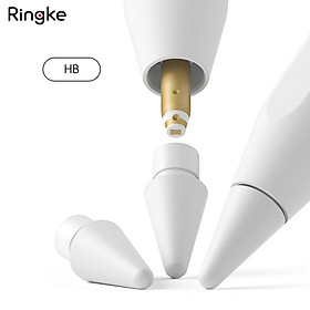 Mua  Combo 3  Đầu bút thay thế Ringke Metal / HB / 2B Tip dành cho Apple Pencil - Hàng Chính Hãng