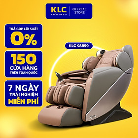 Ghế massage toàn thân cao cấp KLC K8899, Công nghệ nhiệt hồng ngoại, body scan kết hợp con lăn 4D