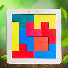 Đồ Chơi Gỗ Xếp Hình Tetris Phiên Bản Sắc Màu Rèn Luyện Trí Thông Minh Và Tư Duy Cho Bé