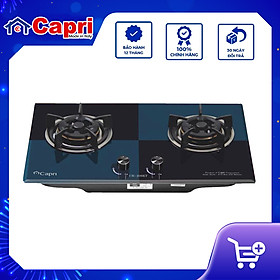 Bếp gas âm 2 vùng nấu Capri CR-208KT | Hàng chính hãng | Tiết kiệm gas