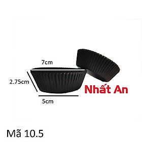 CHÉN GIẤY MÀU ĐEN 10.5CM (1000 CÁI/CÂY).
