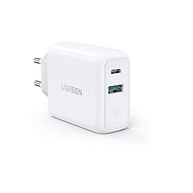 Mua sạc USB A và type C màu trắng chuẩn QC3.0 - 4.0 Ugreen 170VT60468CD 36W hàng chính hãng