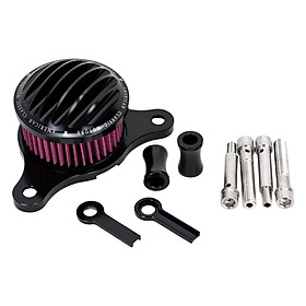 Professional Ribbed Air Cleaner Kit Intake Filter Kit
