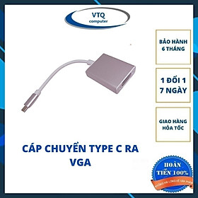 Mua Cáp chuyển tín hiệu type-c ra vga type c to vga loại tốt