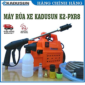 Mua Máy rửa xe máy phun xịt rửa áp lực cao mô tơ cảm ứng từ tự hút nước thông minh Hàng chính hãng Máy rửa xe Kadusun K2 PXR8