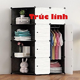 Tủ Nhựa ghép 8 Ngăn cao cấp